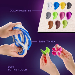 Zračna glina - 3D komplet Kakadu | Ustvarjalni komplet OKTO