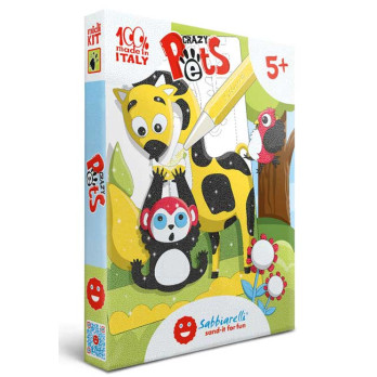 Crazy Pets 🐶 ustvarjalni komplet s peskom